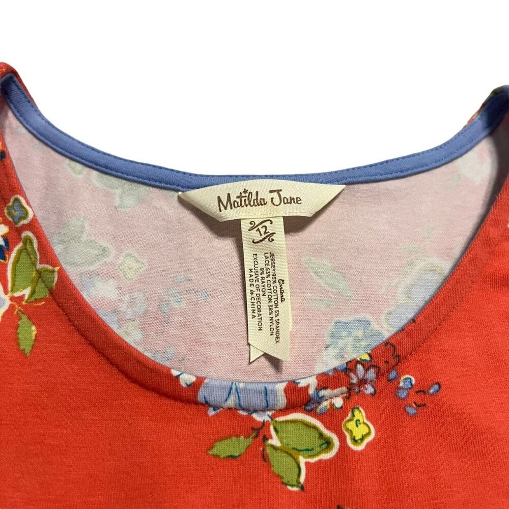 Matilda Jane 12Y Bouquets For Layla Floral Lace Dress - Picture 4 of 5